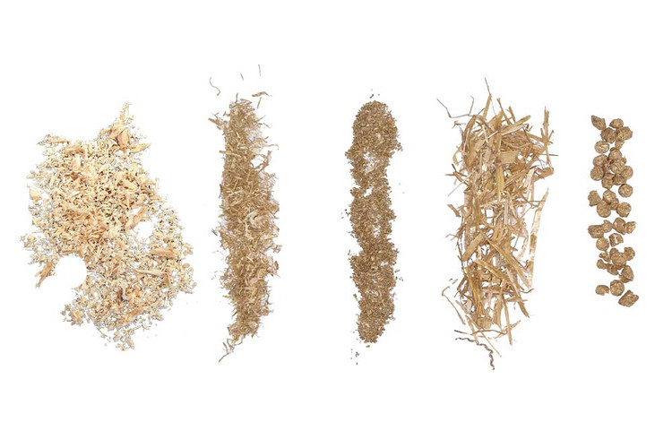 Diffrent type of bedding for Automatic straw distribution system