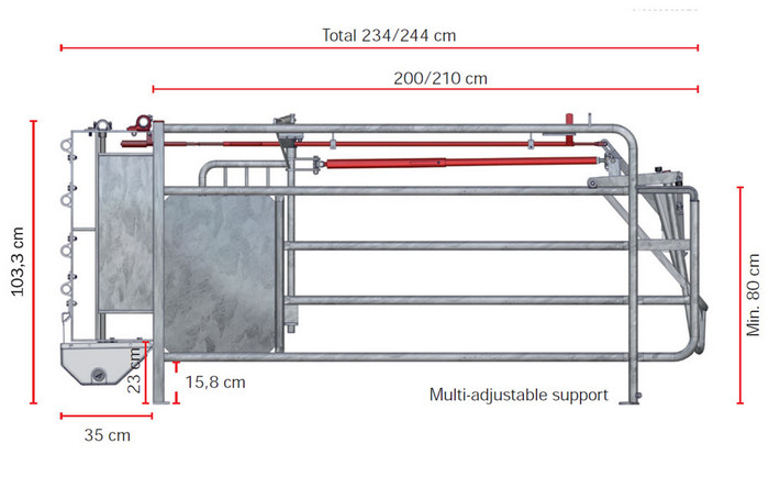 Free Access box dimensions